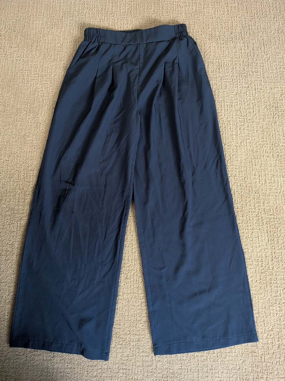 Wide Leg Pants in Blue Like New